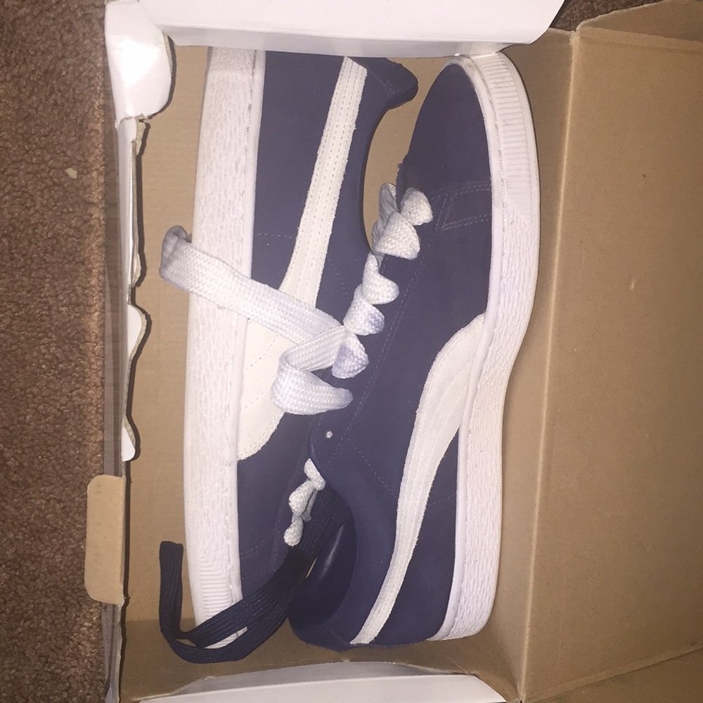 Blue Seude Puma Classics
